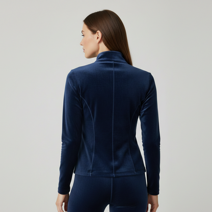 NCLAGEN Full Zipper Jacket Women Running Long Sleeves Gym Tops Quick Dry Energy Workout Activewear Sports Pilates Yoga Clothes