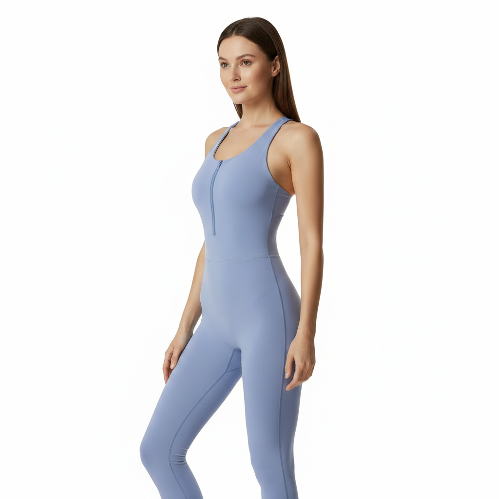 Women Gym Running Jumpsuit Super Stretch Slim Fit One Piece Yoga Suit Breathable Quick Dry Workout Clothes Female Sportswear