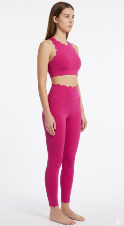 Women Solid Color Gym Suit Two Pieces Fitness Yoga Set Super Streth Slim Fit Running Sportswear Breathable Workout Clothes